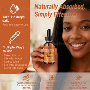 OEM Private Label <span class=keywords><strong>Simply</strong></span> Fruits Vloeibare Supplementen voor Dagelijkse Fruitvoeding, Antioxidanten, Energie & Metabolismeboost - Product Image 4