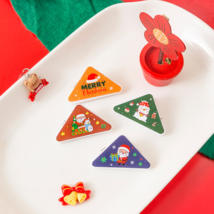 Clip Triangular Navideño de 50 mm, Clip de PVC para Notas, Organizador de Documentos para Oficina y Estudiantes, Soporte de Esquina - Product Image 5