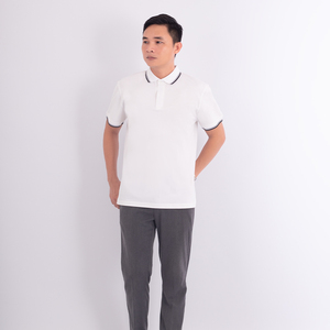 ผู้ผลิตเสื้อโปโลแบบกำหนดเอง เวียดนาม บริการรับผลิตแบบ OEM ODM ผ้าเนื้อนุ่ม ระบายอากาศได้ดี ออกแบบมาสำหรับธุรกิจแฟชั่นระดับโลก - Product Image 1