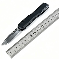 Vente en gros de couteaux tactiques automatiques de survie et de camping en acier à haute dureté 9000 avec manche en aluminium, couteaux utilitaires OEM personnalisés
