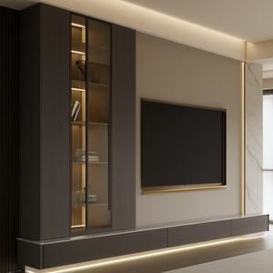 Meuble <span class=keywords><strong>TV</strong></span> moderne, centre de divertissement, meuble <span class=keywords><strong>TV</strong></span> avec grand rangement, console de table, meuble multimédia pour salon, chambre à coucher, blanc - Product Image 6