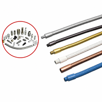 Support flexible en métal OEM sur mesure, bras col de cygne, tube serpentin à maintien de forme pour ventilateur de cou et lampe de table