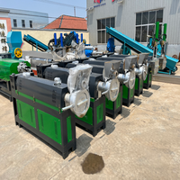 Solution de recyclage de film PET : extrudeuse, granulateur, détection d'épaisseur par ultrasons, traitement PA PPR EPS, haute capacité, économie d'énergie