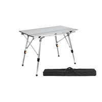 Table pliante moderne en aluminium pour l'extérieur, légère, réglable en hauteur, pour le camping, le pique-nique, la cuisine, le mobilier de camping, chevalet