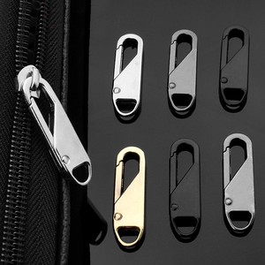Tirette de fermeture éclair en métal, fermoir rectangulaire durable, remplacement universel pour vestes, manteaux, sacs - Product Image 1