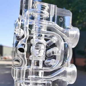 Customized Transparent PMMA <b>Plastic</b> Tube Assembly with Laser Machining Non-CNC Made in China for Display Use - Product Image 1