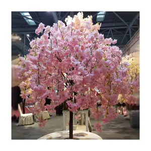 큰 아치 실크 벚꽃 인공 나무 야외 장식 행복 기념일 선물 테이블 중앙 장식품