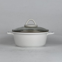 Ensemble de casseroles en aluminium moulé 16-20-24 cm, antiadhésif, avec couvercle, pour la cuisson