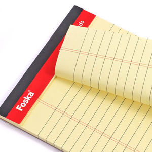 Bloc de Notas Foska de 50 Hojas, Papel Grueso Premium de 70 g/m², Sin Manchas de Tinta - Blocs de Notas Legales en Blanco <span class=keywords><strong>para</strong></span> Trabajo, Estudio y Negocios - Product Image 3