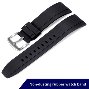 Correa de Reloj de Goma Suave de Liberación Rápida Personalizada, Impermeable, 20mm 22mm 24mm, Correa de Silicona con Extremo Curvo - Product Image 6