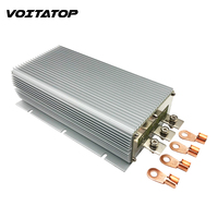Laris 1200W Booster 12 V Ke 24 V 50A DC Step Up Converter 12 Volt Ke 24 Volt DC Transformer untuk Mobil Forklift Listrik