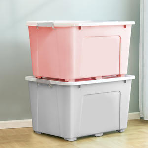 กล่องเก็บของพลาสติก Xitianlong รุ่น 6137 ทรงสี่เหลี่ยม สำหรับจัดเก็บเสื้อผ้า ของเล่น ของใช้ในบ้าน ของในรถยนต์ สำหรับนักเรียน - Product Image 2