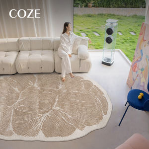 พรมขนสัตว์ขนาดใหญ่สำหรับห้องนั่งเล่นและห้องนอน มีให้เลือกขนาดและสีตามสั่ง - Product Image 3