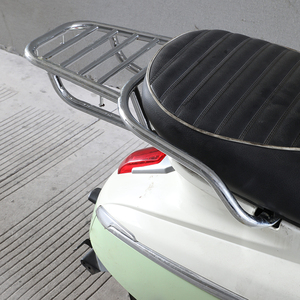 Porte-bagages arrière plat YUNRON TECH en métal, couleur noire, accessoire de moto, adaptable/modernisable, compatible avec le modèle <span class=keywords><strong>Django</strong></span> - Product Image 5