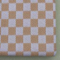 Serviette de table classique à carreaux vichy, tissée, couleur beige et blanche, pour hôtel, restaurant, café, taille personnalisée disponible
