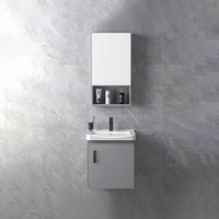 Kabinet wastafel kamar mandi kecil desain kustom kabinet kamar mandi furnitur kamar mandi kabinet kamar mandi
