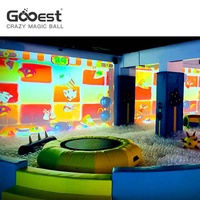Mur interactif Smash Ball jeux de projection interactifs aire de jeux intérieure