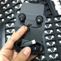 Kualitas Asli untuk Earbud Samsung Tipe C Earphone Berkabel untuk AKG Samsung Note10 S8 Earbud In-Ear Headphone Cocok untuk Tipe C