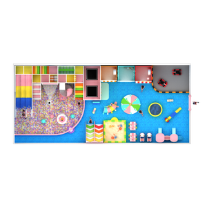 Zona de Juegos Infantil Personalizada de Alta Calidad con Temática de Macaron, Equipo de Juegos Interior Suave para Niños, Gran Área de Juegos Interior - Product Image 2