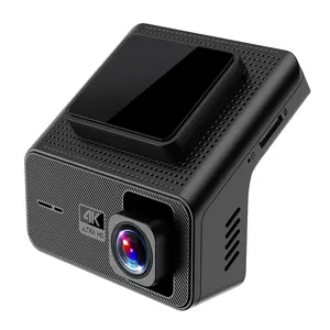 Kamera Perekam video untuk mobil, 2 saluran 4K + 1080P dvr perekam loop kamera dasbor 1.47 inci wifi gps HDR WDR