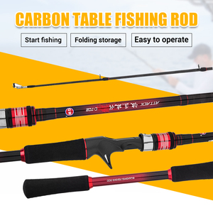 Caña de Pescar de Fibra de Carbono de Acción Rápida para Pesca de Carpas, Estilo Americano, para Pesca con Señuelos - Product Image 2