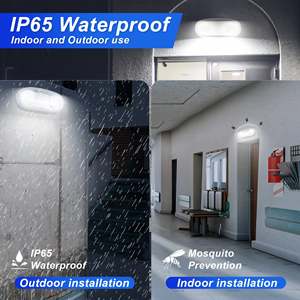 Luz de Emergencia LED para Exteriores en Situaciones Húmedas con Cabezales de Luz Ajustables y Batería Recargable Incluida - Product Image 4