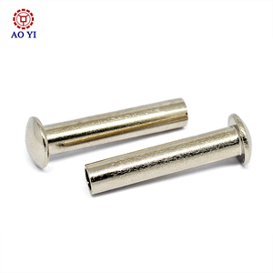 Rivets tubulaires creux en acier nickelé à tête <span class=keywords><strong>parapluie</strong></span>, approvisionnement direct usine - Product Image 5