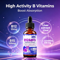 Vitamine liquide pour chiens et chats, soin dentaire |   Mauvaise haleine Stomatite Perte d'appétit |   Acides aminés B1 B2 B6 B12 B15 |   Flacon compte-gouttes 30/60 ml