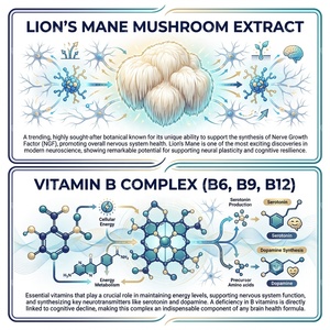 Gouttes liquides OEM pour la santé cognitive des animaux de compagnie, DHA, Ginkgo Biloba, complément alimentaire pour le cerveau des chiens et des chats âgés, concentration et mémoire, 60 ml - Product Image 3