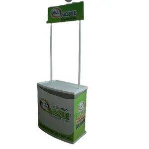 Custom Promotion Display Counter Trade Show Advertising Table for Exhibition