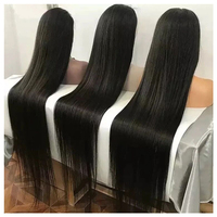 300% Densité 13*4 HD Dentelle Frontale Perruque Vente en Gros Cru Vietnamien Vierge Cheveux Humains Vendeurs Bouncy Wave 36 Pouces Perruque Dentelle Frontale Perruque
