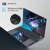 Laptop Layar Ganda 15.6"+7" Layar Sentuh Intel Core I5-1235U 16GB 512GB Penyimpanan Windows 11 Tipis Ringan Notebook Bisnis OEM
