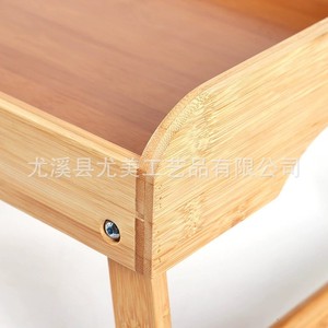 Bamboo bedside laptop/tablet <b>desk</b>, artistic and stylish solid wood <b>foldable</b> breakfast table, <b>small</b> table, study table - Product Image 4