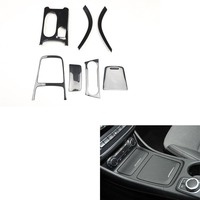 Style Fibre de Carbone pour Mercedes-Benz GLA CLA X156 2014 2015 2016 2017 2018 2019 : Panneau de Commande de Vitesses, Interrupteur de Vitre, Tableau de Bord