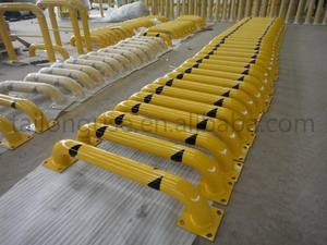 <span class=keywords><strong>90</strong></span> מגן מרפק משולש, פלדה, 4 1/2 "od, 30" אורך, 36 "גובה - Product Image 3