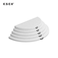 Meilleur prix, table de banquet extérieure pour 10 personnes, table ronde pliable en plastique pour mariage, KC-T1075