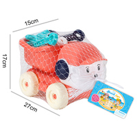 Jouets de plage en plastique pour enfants, seau à sable, animaux en plastique, buggy, jouets de sable, vente chaude