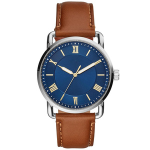 Reloj de Hombre de 42 mm con Caja Delgada y Correa de Cuero Genuino, Movimiento de Cuarzo con Pantalla Analógica de 3 Agujas - Product Image 3