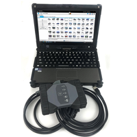 Alat Diagnostik MB STAR C6 OEM Original MB Star C6 VCI Wifi USB Scanner Otomotif CAN DOIP+Set Lengkap Laptop CFC2/CF53