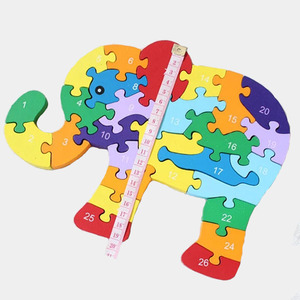 Personalizzato Onequan Montessori in legno fai da te educativo elefante 3D <span class=keywords><strong>Puzzle</strong></span> Box <span class=keywords><strong>Puzzle</strong></span> per bambini da 5 a 7 anni - Product Image 3