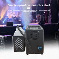 Machine à fumée de scène 15 LED 1500W avec télécommande pour KTV, bar, club, Halloween, Noël, fête, mariage