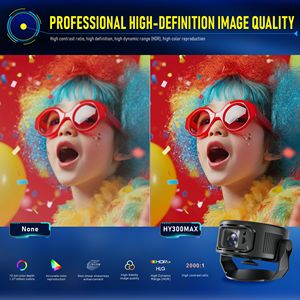 เครื่องฉายพกพา8K แอนดรอยด์14 HY300Max 720P 200แอนซีออลวินเนอร์ H726โฮมเธียเตอร์ขนาดเล็กใหม่ล่าสุด - Product Image 4