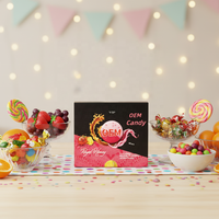 Boîtes à bonbons au miel de conception OEM avec pelliculage mat, gaufrage et impression dorée éphémère pour l'alimentation