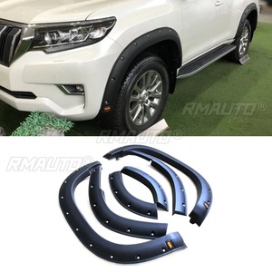 Pour Toyota Prado 2018-2022 : Kit de garniture de passage de roue arrière, moulure de carrosserie, accessoires extérieurs pour voiture - Product Image 2