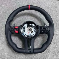 Pour BMW F10 F11 F15 F18 F20 F23 F25 F30 F32 F35 F40 F80 E84 E87 E90 E92 E93 Volant en cuir Accessoires de voiture