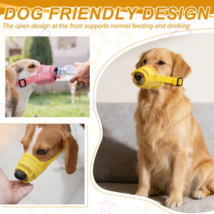 Bozal Ajustable para Perros con Malla de PVC - Bozal Antimordiscos para Control de Alimentación y Entrenamiento - Product Image 4