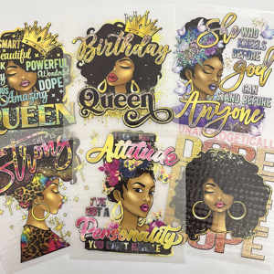 Transferts thermiques sérigraphiés de haute qualité personnalisés, impression numérique, transferts thermiques personnalisés prêts à être pressés pour t-shirt - Product Image 5