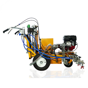 Machine de marquage routier automatique GUANGAN à poussée manuelle, peinture à froid, moteur essence 9HP, construction en aluminium – Meilleures ventes - Product Image 4