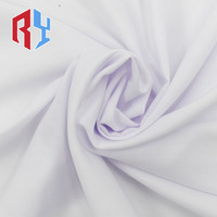Kain Poliester T Spun 100% Putih Ringan 44"/45" 90gsm Polos untuk Pakaian Thobe Arab Saudi, Promo Panas 2026