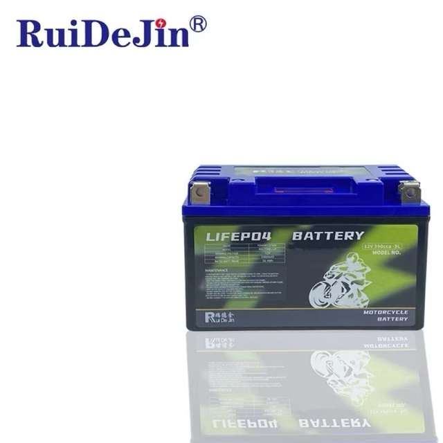 Hot-selling 6Ah 12V Motorcycle Battery High CCA Starting up Maintenance Free Support Customization Lifepo4 Motor Battery